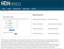 Tablet Screenshot of mls4mexico.info